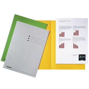 Esselte inlegmap / karton / lijnbedrukking / A4 / assorti / 100 stuks