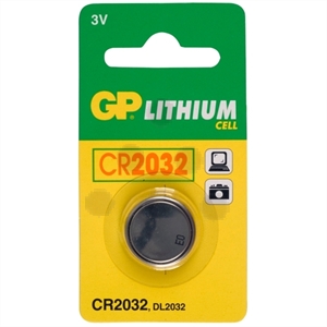 GP knoopcel batterij CR2032 / lithium / 1 stuk