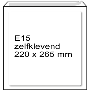 Raadhuis 306615-5 luchtkussen envelop / zelfklevend / E15 / 220mm x 265mm / 5 stuks