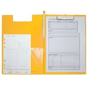 Maul klembord / A4 / met omslag / oranje