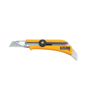 Olfa L-1 afbreekbaar snijmes / geel / 18 mm