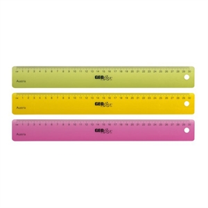 Aristo AR-23031 geoflex liniaal / kunststof / neon / assorti  / 30 cm / 1 stuk