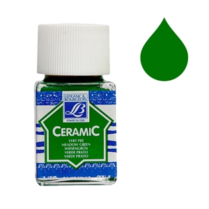 Lefranc Bourgeois Ceramic glas & porseleinverf 543 / greenfield / 50 ml