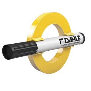 Dahle 95551 mega CIRCLE magneet / geel / 80 mm / 1 stuk