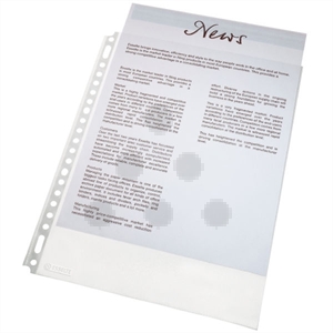 Esselte showtas / transparant / A4 / 21-gaats / 30 micron / 100 stuks