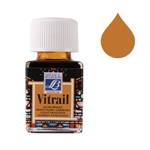 Lefranc Bourgeois Vitrail glas & porseleinverf 231 / yellow orange / 50 ml