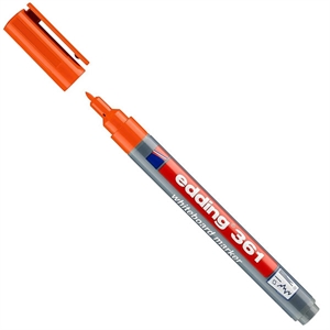 Edding 361 whiteboard marker / oranje / ronde punt / 1 mm