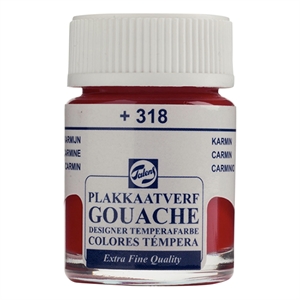 Royal Talens 08163182 gouache / extra fijn / karmijn / 16 ml