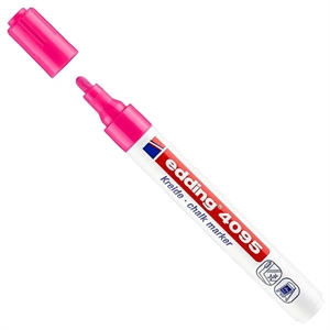 Edding 4095 krijtmarker / neonroze / ronde punt / 2-3mm