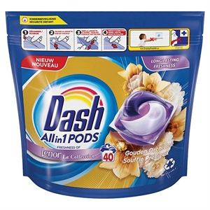 Dash All-in-1 Pods / Gouden Orchidee / 40 pods