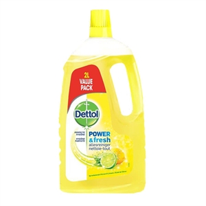 Dettol Power & Fresh allesreiniger / citroen / 2 liter