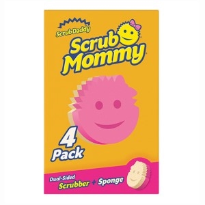 Scrub Daddy / Scrub Mommy sponzen / roze / 4 stuks