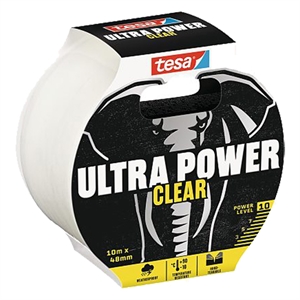 Tesa Ultra Power Clear reparatietape / transparant / 48 mm x 10 m