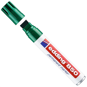 Edding 850 permanent marker / groen / beitelvormige punt / 5-15 mm