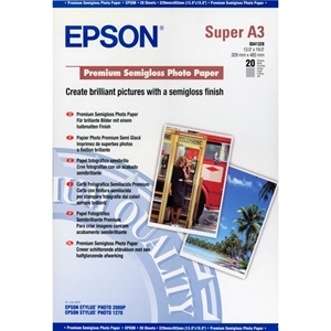 Epson S041328 premium fotopapier / half glanzend / A3+ / 250 gr. / 20 vel