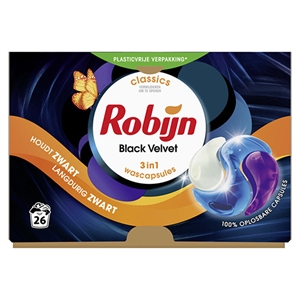 Robijn 3-in-1 Wascapsules / Black Velvet / 26 wasbeurten