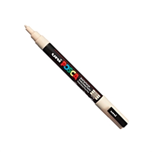 POSCA PC-3M verfmarker / beige / ronde punt / 0,9 - 1,3 mm