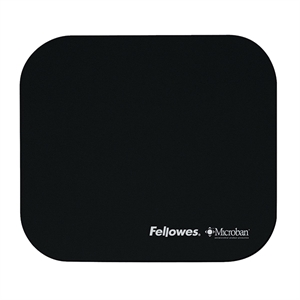Fellowes Microban muismat / rubber / zwart