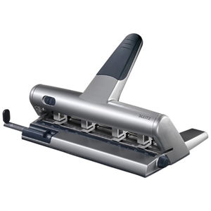 Leitz 5114 AKTO Heavy Duty variabele multi perforator / tot A2 / metaal / zilver / tot 30 vel