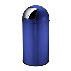 EKO Push prullenbak / blauw / 40 liter