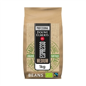 Douwe Egberts Espresso Medium Roast koffiebonen / Organic en Fairtrade / 1 kg