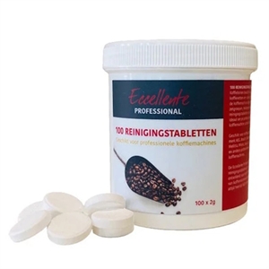 Eccellente Professional reinigingstabletten voor koffiezetapparaten / 2 gram / 100 stuks