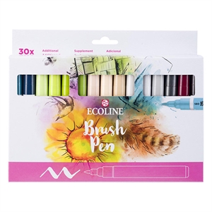 Royal Talens Ecoline brushpennen / assorti kleuren / 30 stuks