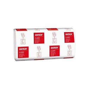 Katrin 61549 Classic handdoek / W-vouw / 2-laags / 24 x 32 cm / 3000 vel