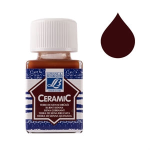Lefranc Bourgeois Ceramic glas & porseleinverf 481 / burnt sienna / 50 ml
