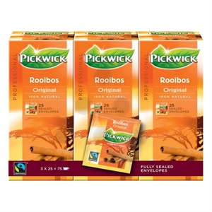 Pickwick Professional Rooibos Original thee / 3 x 25 stuks