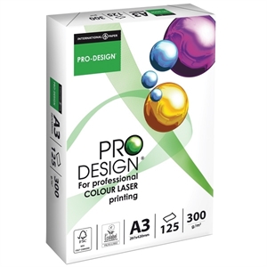 Pro-Design papier A3 / wit / 125 vel / 300gr. / 1 pak