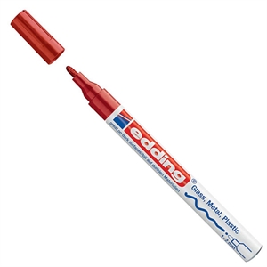 Edding 751 paint marker / rood / ronde punt / 1-2 mm
