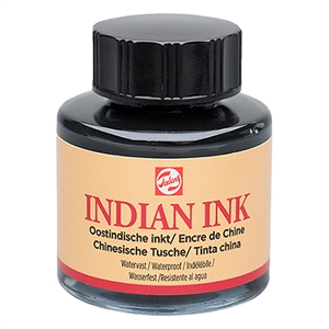 Royal Talens Oostindische inkt / zwart / 30 ml