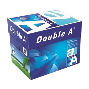 Double A papier A4 / wit / 500 vel / 80gr. / 1 doos a 5 pakken