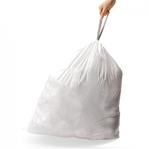 Simplehuman vuilniszakken / met trekband / code U / 55 liter / 20 stuks