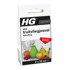 HG fruitvliegjes navulling / 2 stuks