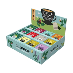 Clipper Bio thee assortimentsbox / 180 stuks