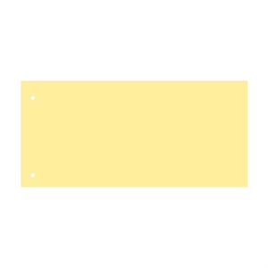 Kangaro scheidingsstrook / geel / 120 x 225mm / 180 gr. / 100 stuks