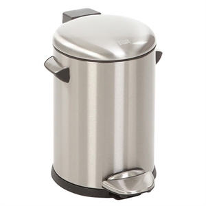 EKO Belle Deluxe pedaalemmer / metaal / mat RVS / 5 liter