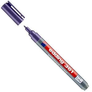 Edding 361 whiteboard marker / violet / ronde punt / 1 mm