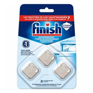 Finish Vaatwasmachine reiniger / Hygienic Clean / 17 gram / 3 stuks