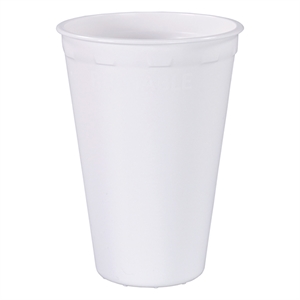 Depa herbruikbare beker / 180 ml / wit / 40 stuks