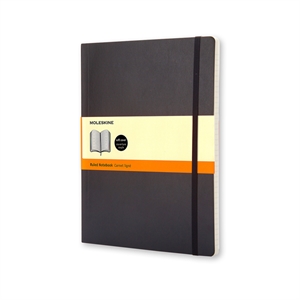 Moleskine IMQP621 XL notitieboek / gelinieerd / softcover / zwart