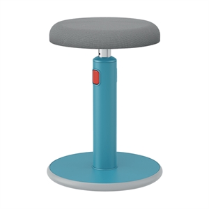 Leitz Ergo Cosy actieve zit-sta kruk / verstelbaar / blauw / tot 100 kg