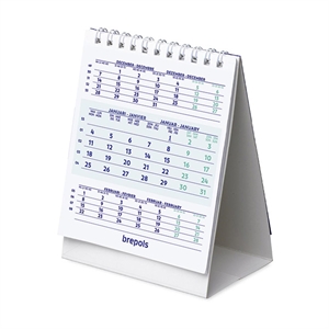 Brepols bureaukalender staand / 10,5 x 13 cm / 4-talig / 2026