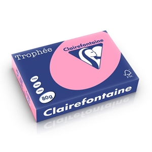 Clairefontaine papier / felroze / A4 / 80 gr. / 500 vel