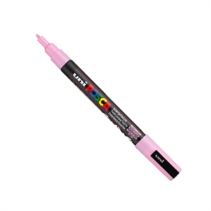 POSCA PC-3M verfmarker / lichtroze / ronde punt / 0,9 - 1,3 mm