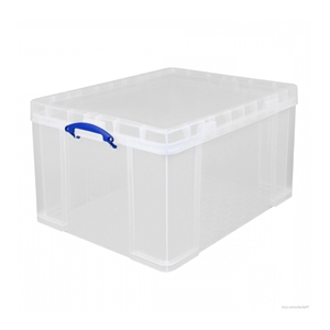 Really Useful Box opbergdoos / polypropyleen / transparant / 84 liter