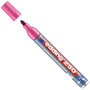Edding 250 whiteboard marker / roze / ronde punt / 1,5 - 3 mm
