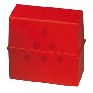 HAN kaartenbak / A7 / rood / 300 kaarten